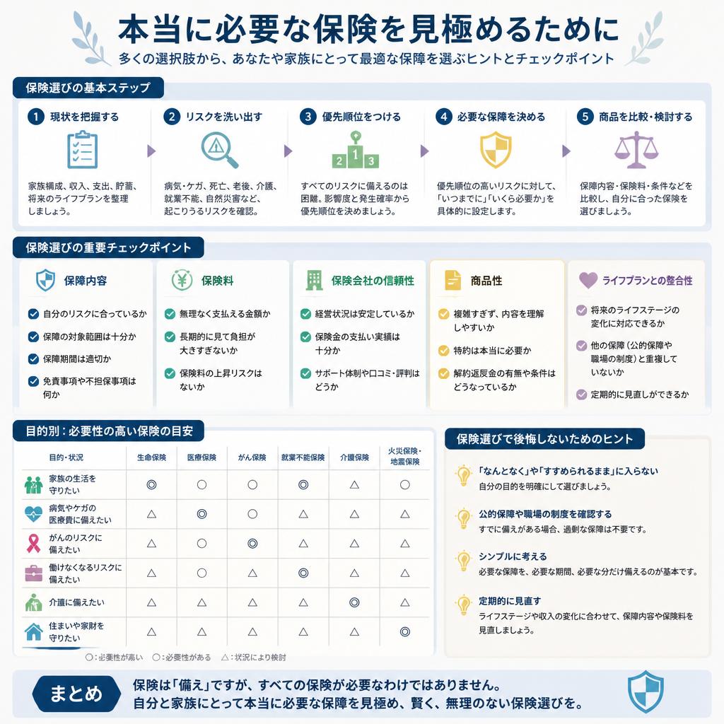保険選びのポイント